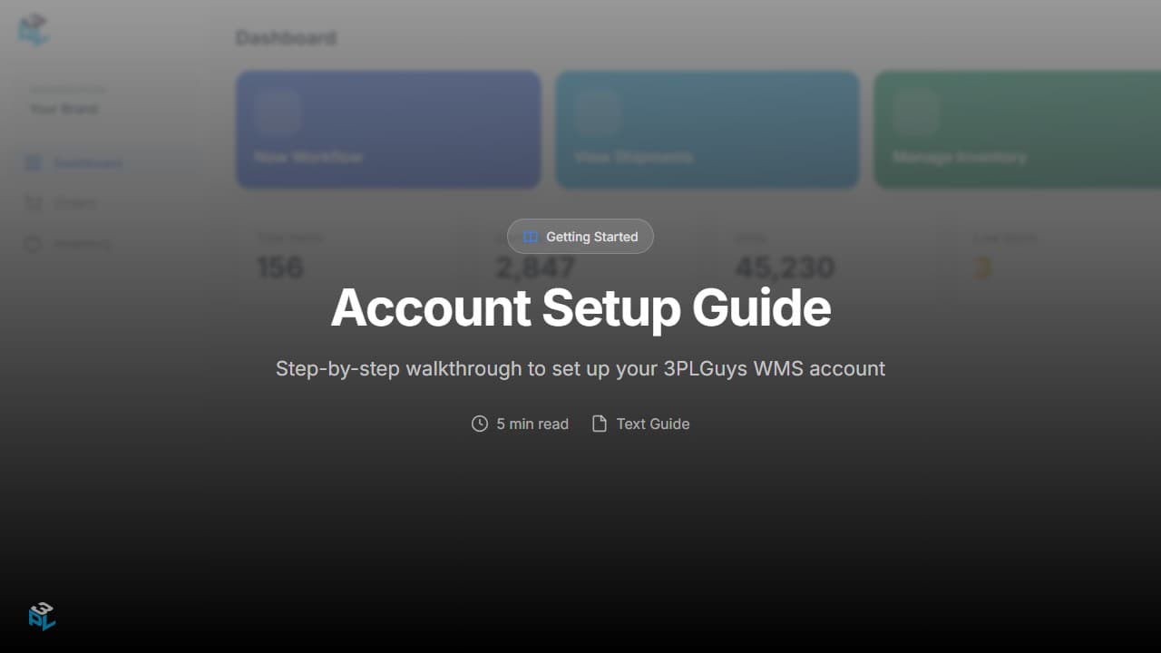 Account Setup Guide