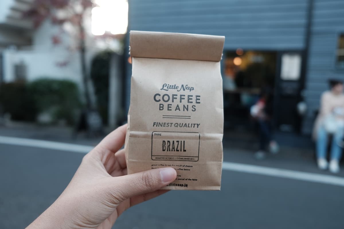 Branded coffee bag packaging
